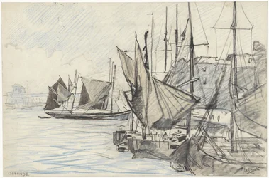 Segelfartyg i hamnen i Oostende