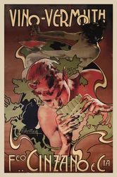 Vermouth Cinzano, 1906.