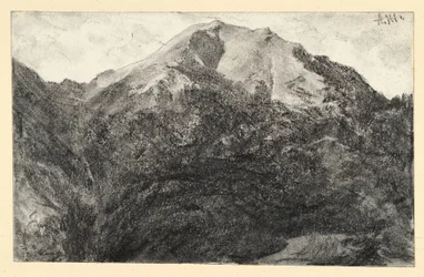 Trädlös bergstopp