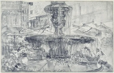 Fontän på Piazza d