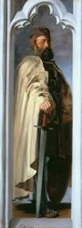 Siegfried von Feuchtwangen, de tyska riddarnas stormästare, 1846.