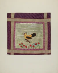 Applikation Coverlet Detail, 1941.
