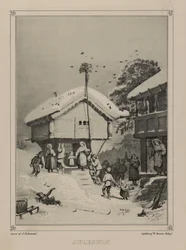 Illustration hämtad från boken Norge producerad i Drawings av Asbjørnsen, P.Chr. och utgiven av Chr. Tønsberg (nr, 1848)