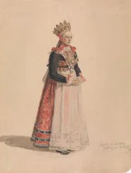 Ingeborg Andresdatter Gulsvik som brud
