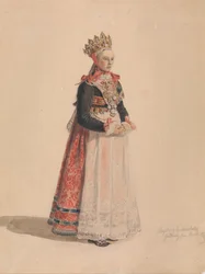 Ingeborg Andresdatter Gulsvik som Brud