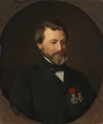 Porträtt av Emil Tidemand, konstnärens bror