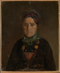Porträtt av Ingeborg Skjønne från Numedal