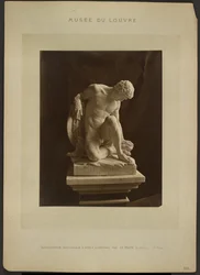 [”Den döende gladiatorn” av Julien, Louvren]