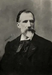 Porträtt av den franske målaren Jean Benner ( 1836