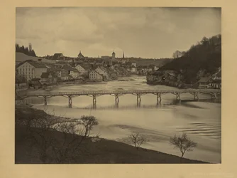 Utsikt över Schaffhausen, Schweiz