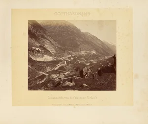 Gotthard-järnvägen: Komplett bild av Wasen-slingan