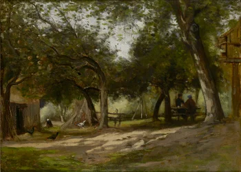 Landskap med gård, 1830-1880