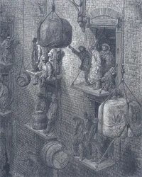 Förråd i staden, 1872