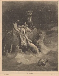 syndaflod Le Déluge (titel på objekt)