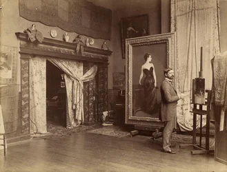John Singer Sargent i ateljé