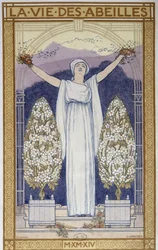 The Life of Bees: Allegory - Teckning av A. Giraudon