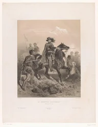 General Giuseppe Garibaldi som befälhavare i slaget vid Varese Le Général Garibaldi (titel på objekt)