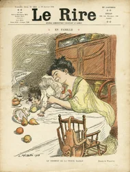Illustration av Adolphe dit Willette (1857-1926) för omslaget till Le Lire