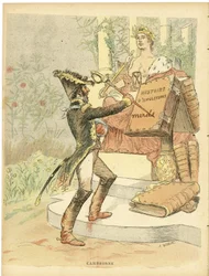 Illustration av Adolphe dit Willette (1857-1926) i Le Rire, nr. 264