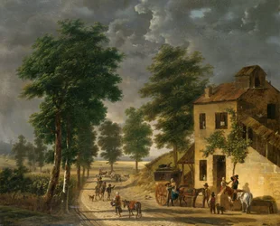 Coeur Volant Coaching Inn i Louveciennes, 1867