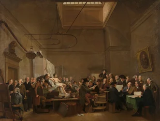 The Drawing Gallery of the Felix Meritis Society Salongen i Felix Meritis Society
