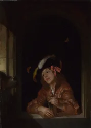 En pojke med en musfälla, 1678