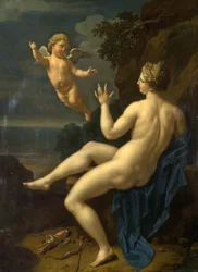 Venus och Amor, 1709