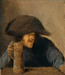 Bonde med bicorne och tankard