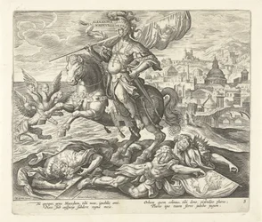 Alexander den store som tredje kung från Daniels syn Rise of Four Empires and Four Rulers från Daniel