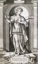 Allegori över vetenskaperna, av Adriaen Collaert (ca 1560-1618).