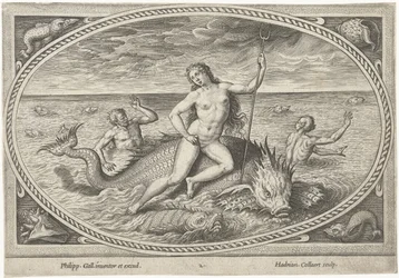 Amfitrit på en fisk Sea Gods (serietitel)