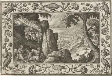 Daniel i lejonets håla Landskap med bibliska, mytologiska scener och jaktscener (serietitel)