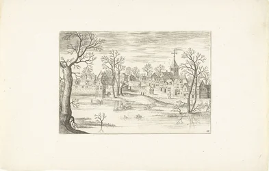 Landskap en damm Landskap runt Antwerpen (serietitel)