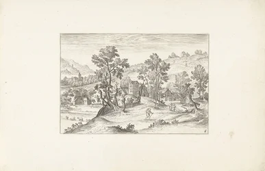 Landskap med vandrare Landskap runt Antwerpen (serietitel)