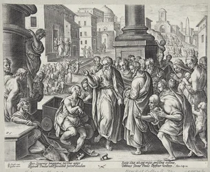 Paulus botar en krympling i Lystra