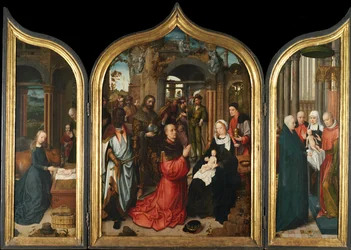 Triptyk, ca 1510-12 (olja på panel)