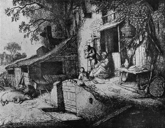 En kvinna som snurrar, 1652