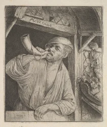 Bagarens blåshorn, 1610-85.