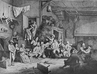 Dansa på en krog, 1652