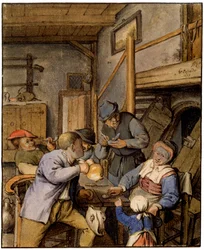 I en krog, 1677.