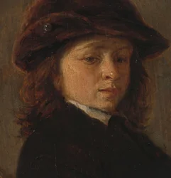 Porträtt av en pojke, ca 1648-ca 1655 (olja på pannå)