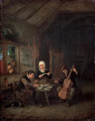 Landsbygdsmusiker, 1645