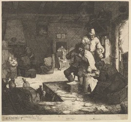 Rökare på Värdshuset, 1610-85.