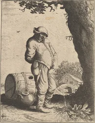 Den pissande mannen, 1610-85.
