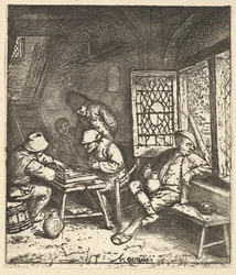 Tric Trac-spelare, 1610-85.