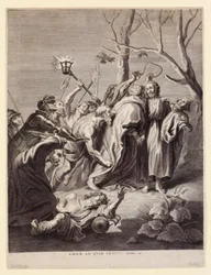 Bild från Jesu liv. Amice, som quid venesti