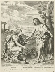 Kristus visar sig som trädgårdsmästare för Maria Magdalena