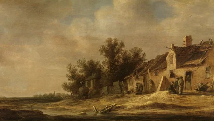 Landskap (olja på panel)