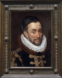 William the Silent (William I, Prince of Orange) - Porträtt av William I of Orange-Nassau Prince of Orange (William (Willem eller William) of Orange (1533-1584). William of Nassau, Prince of Orange, känd som William the Silent Taciturn, grundare av huset O