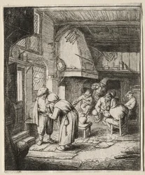 Bonde som reglerar sin skuld